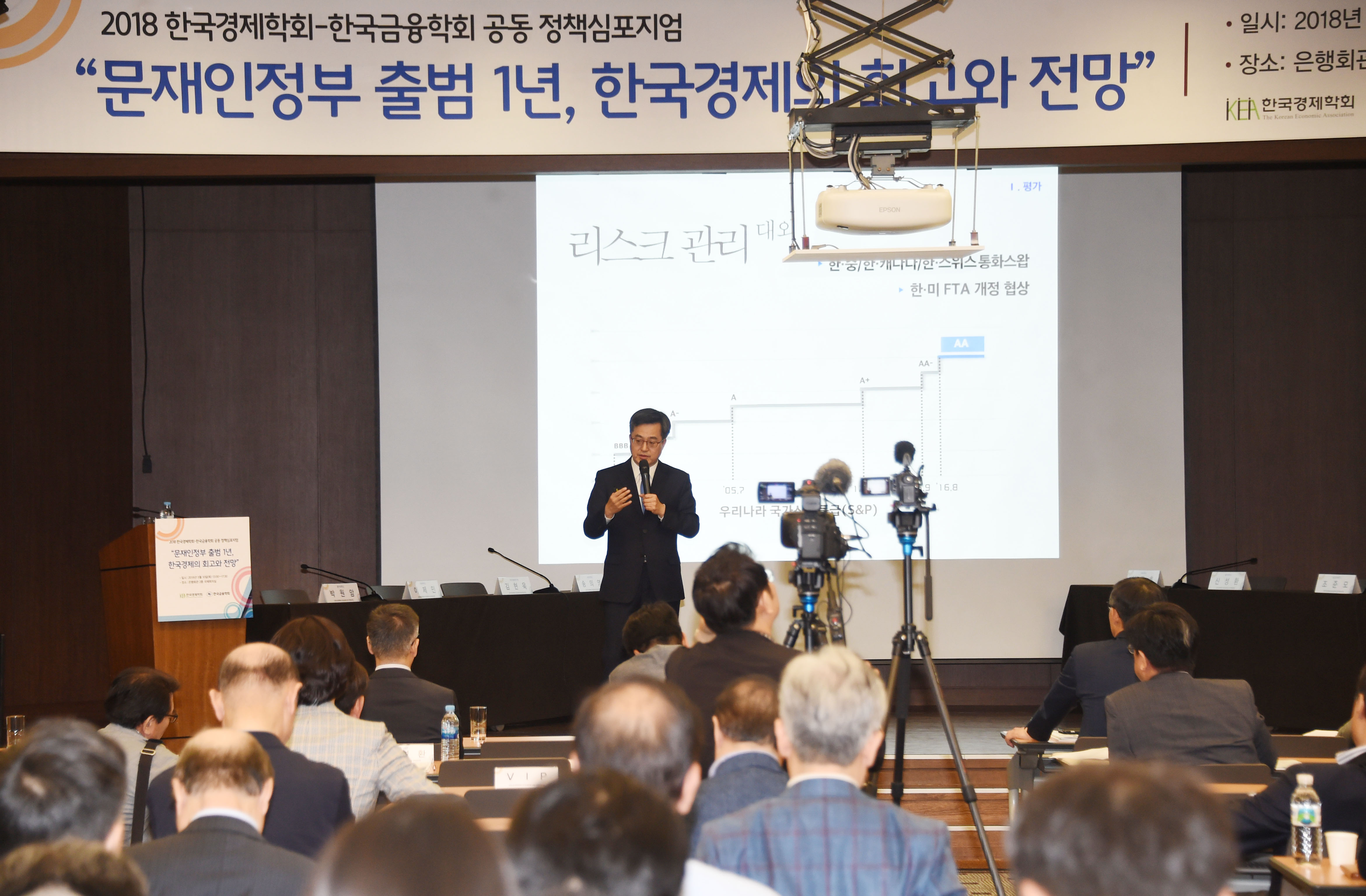 김동연 부총리, 한국경제학회-한국금융학회 공동 정책심포지엄 기조강연 