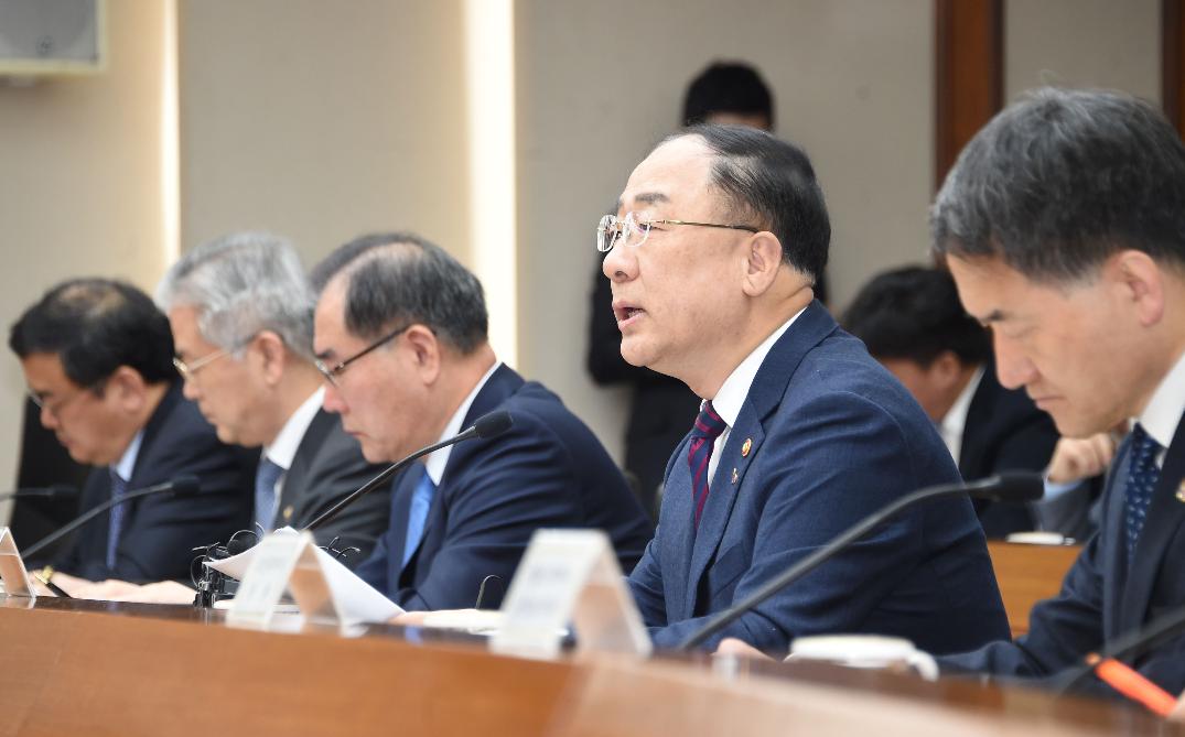 홍남기 부총리, 제10차 경제활력대책회의