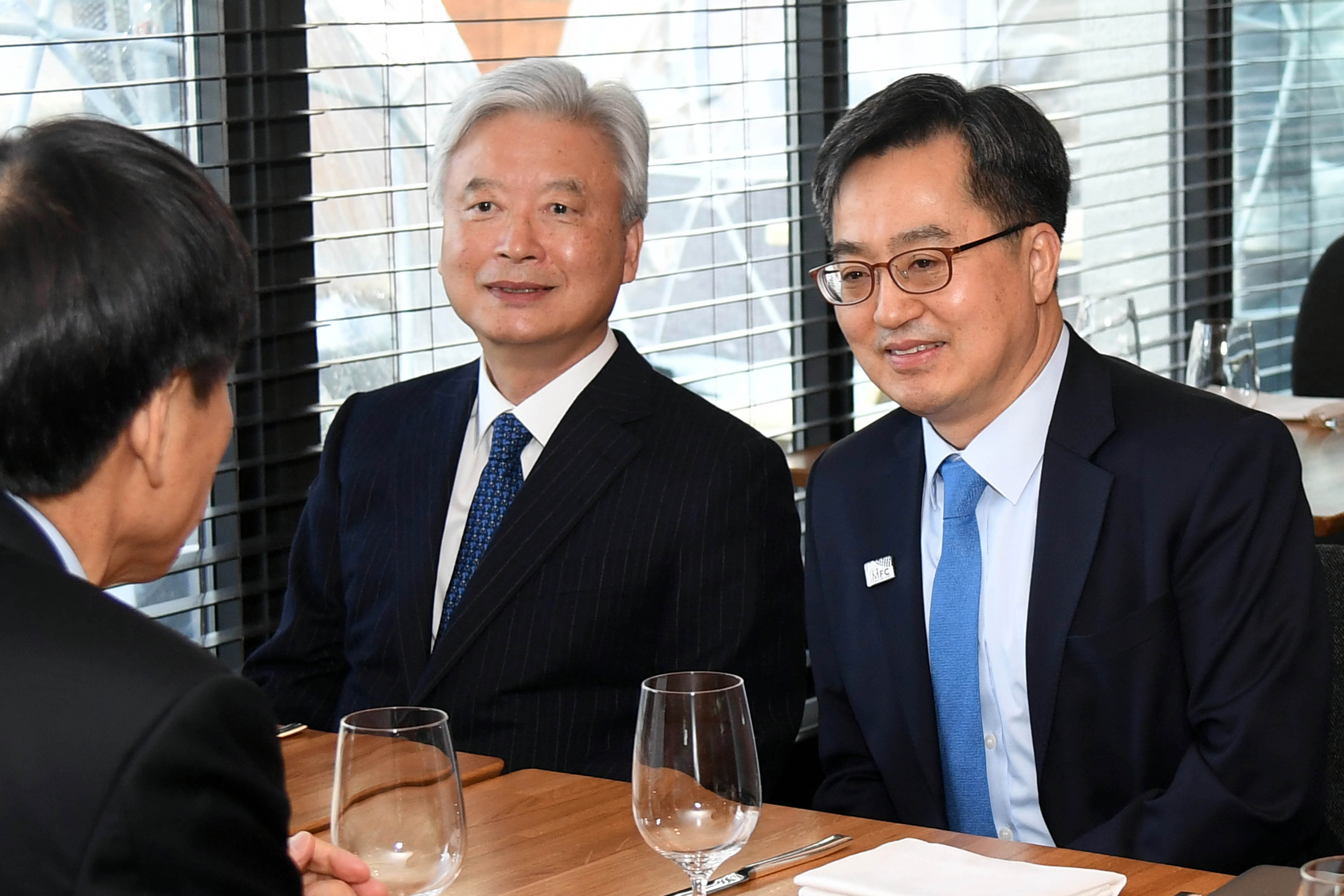 김동연 부총리, 주미대사 · 한은총재 3자 오찬간담회
