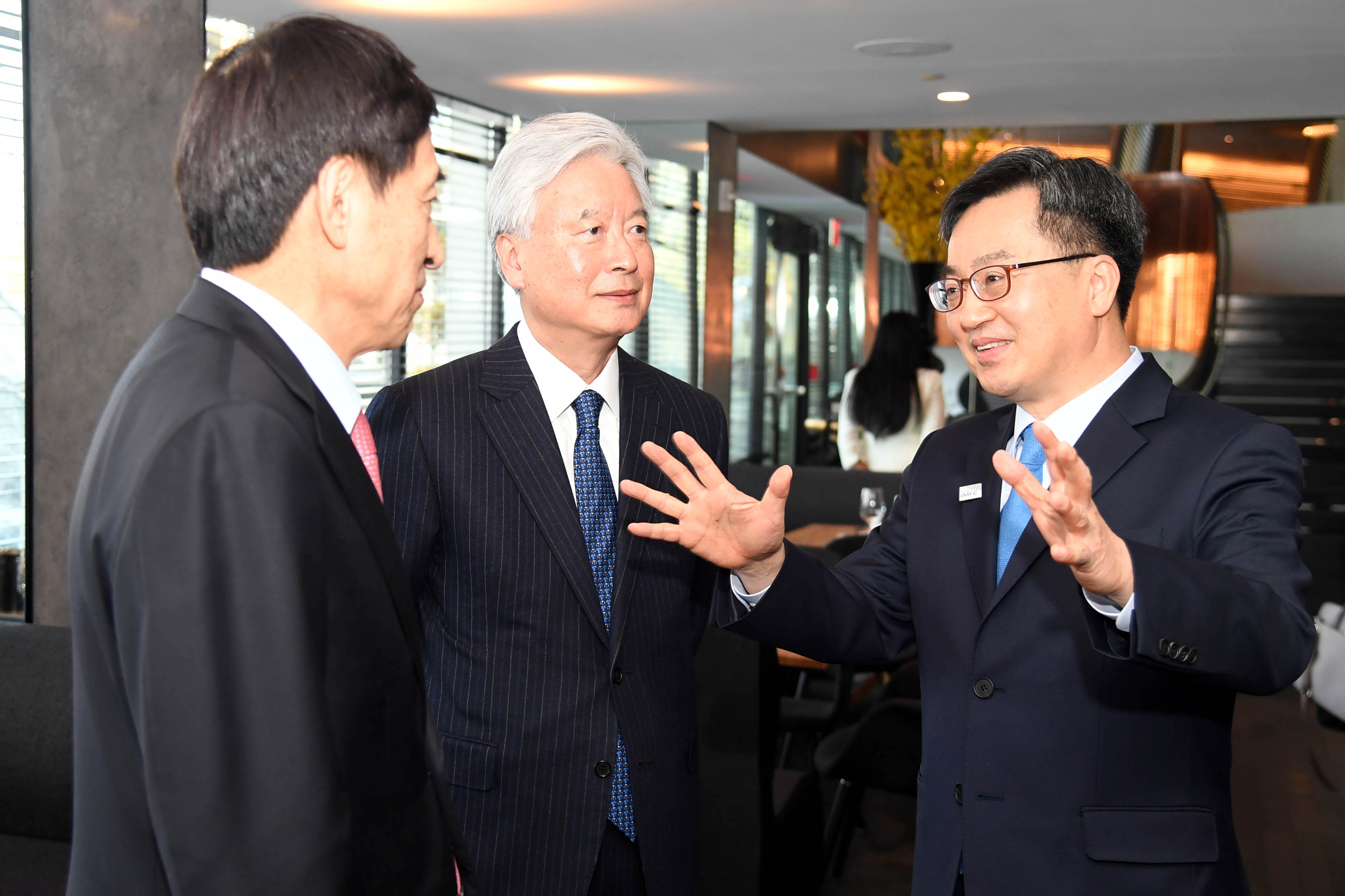 김동연 부총리, 주미대사 · 한은총재 3자 오찬간담회