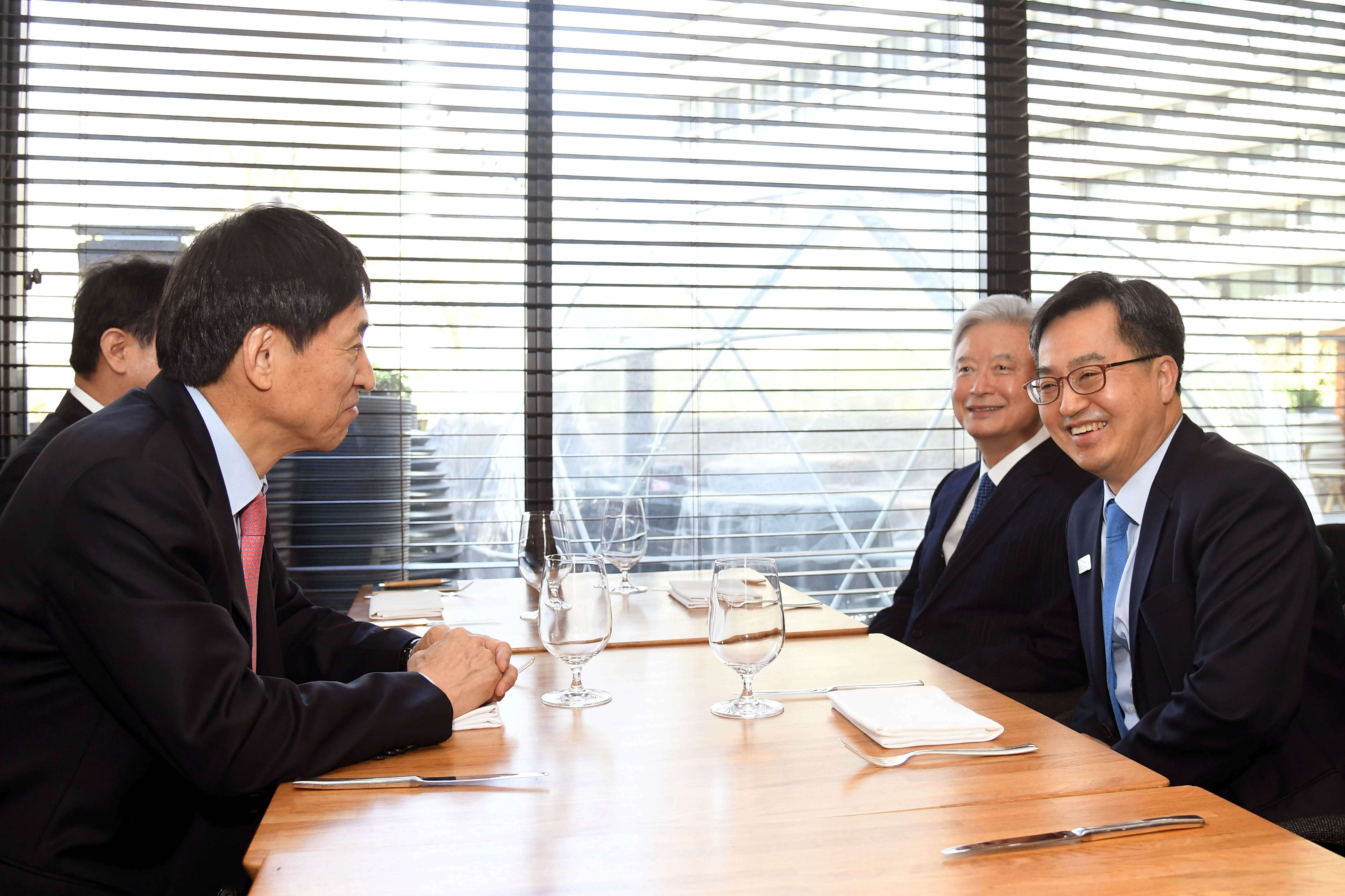 김동연 부총리, 주미대사 · 한은총재 3자 오찬간담회