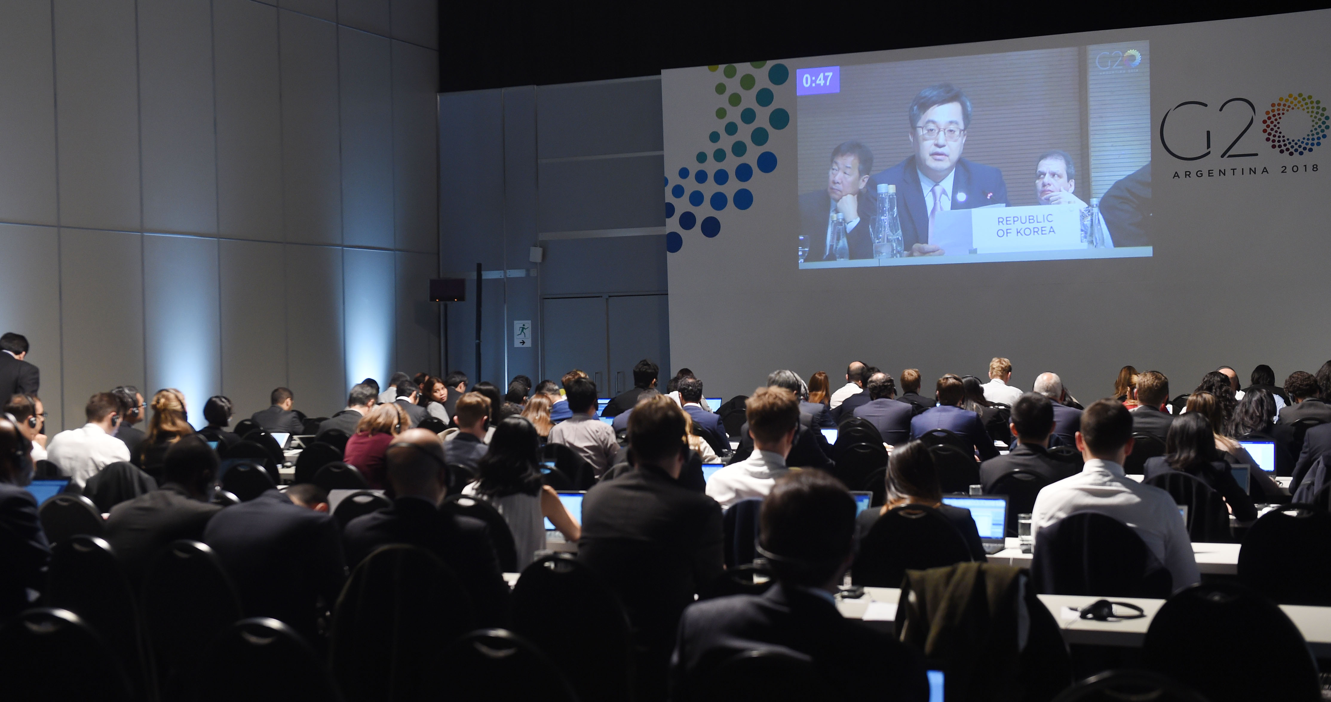 김동연 부총리, G20재무장관회의 국제금융체제 선도발언 