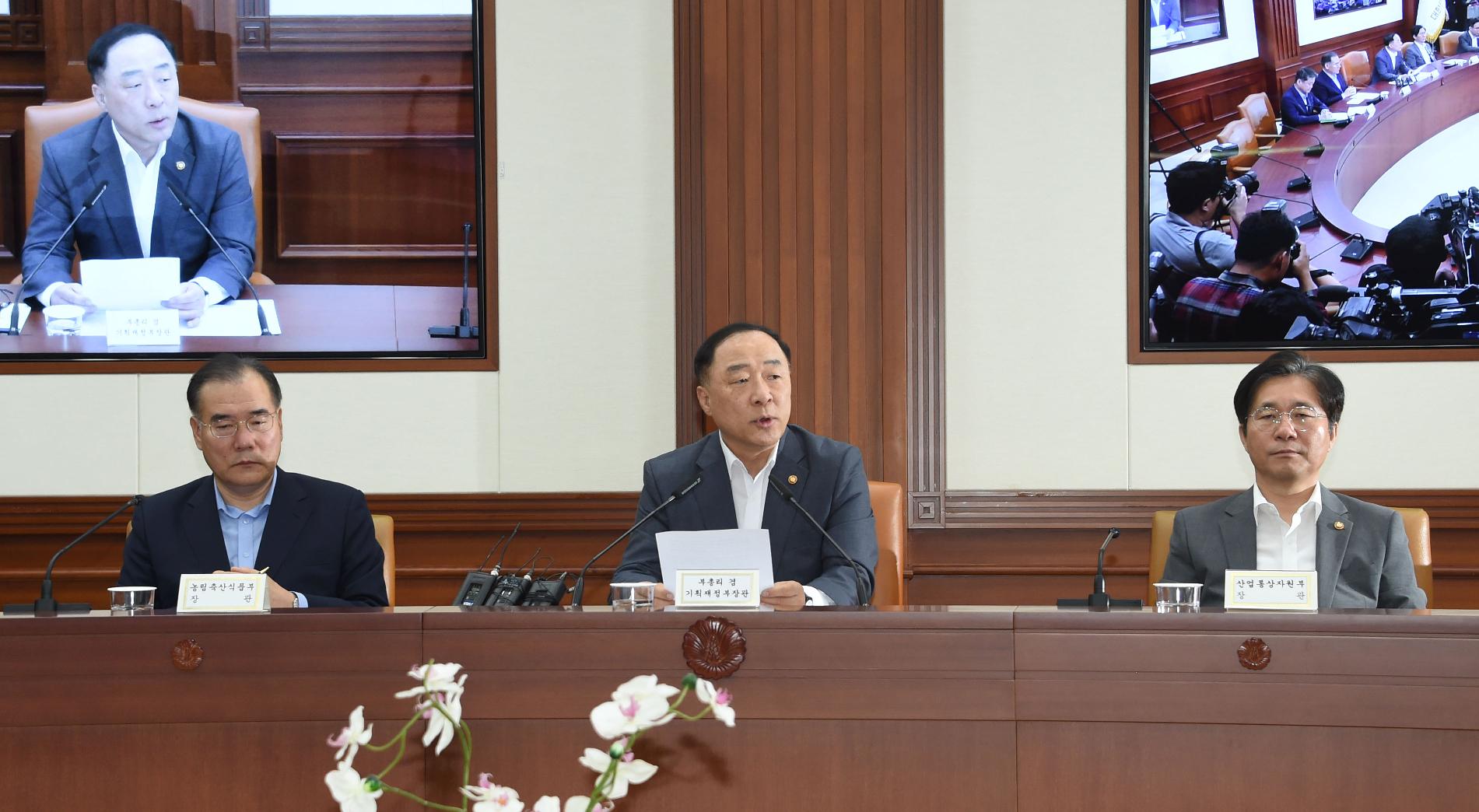 홍남기 부총리, 제206차 대외경제장관회의