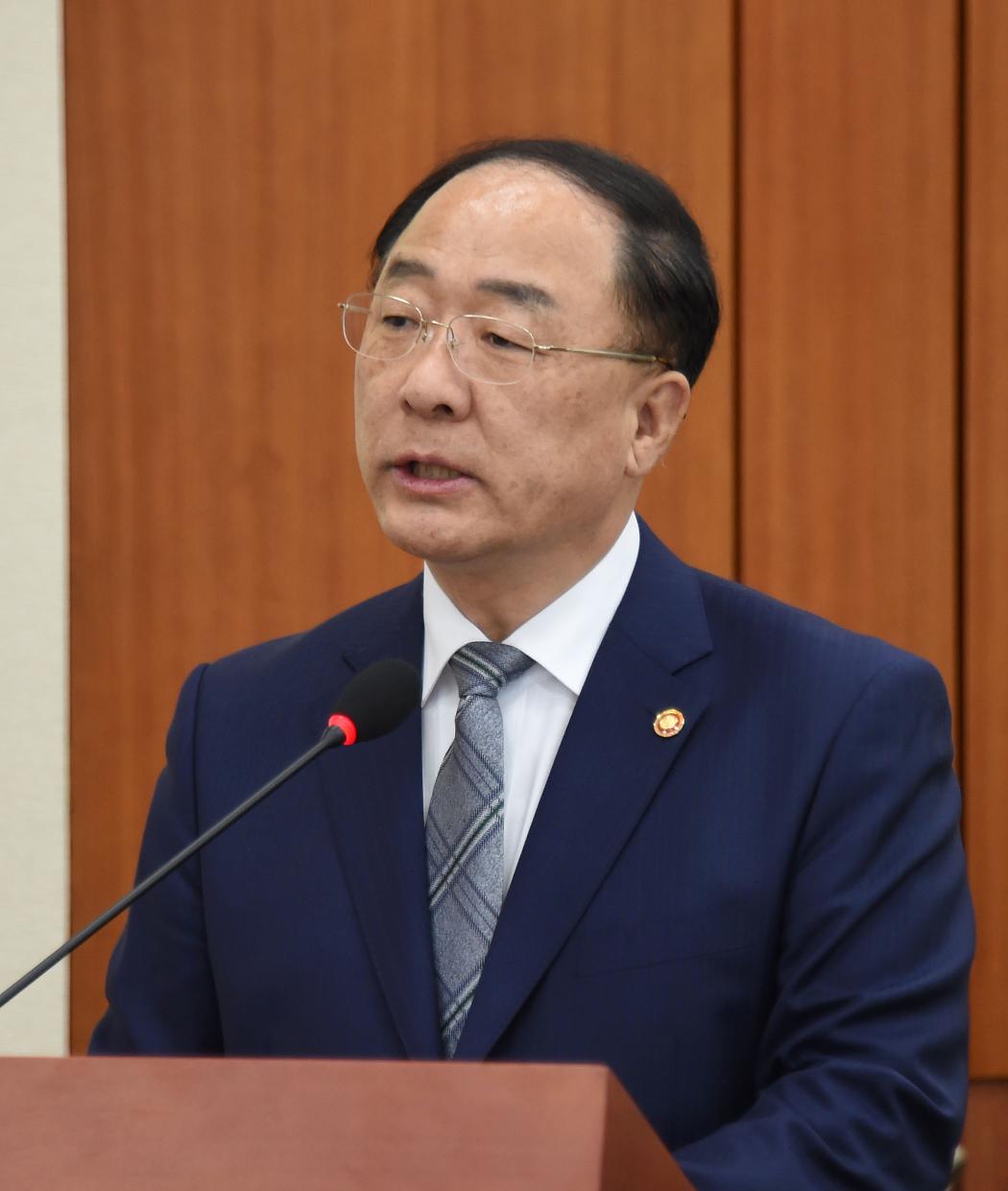 홍남기 부총리, 기획재정위원회