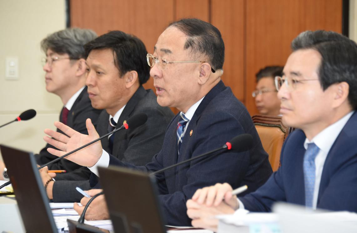 홍남기 부총리, 기획재정위원회 전체회의