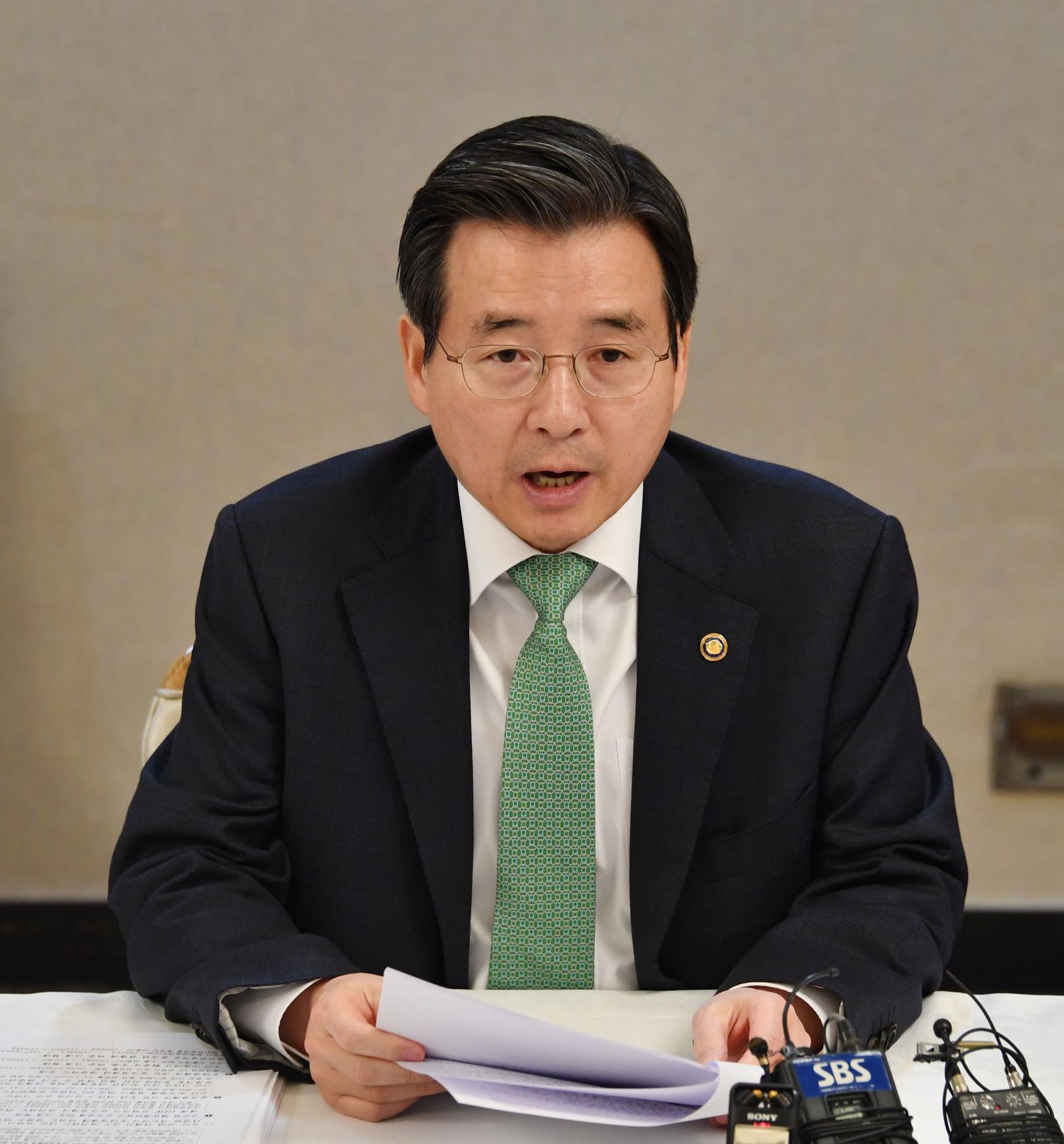 김용범 차관 신종 코로나바이러스 관련 확대거시경제 금융회의
