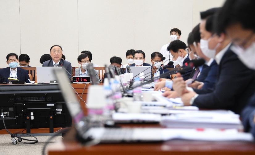 홍남기 부총리, 제2차 기획재정위원회