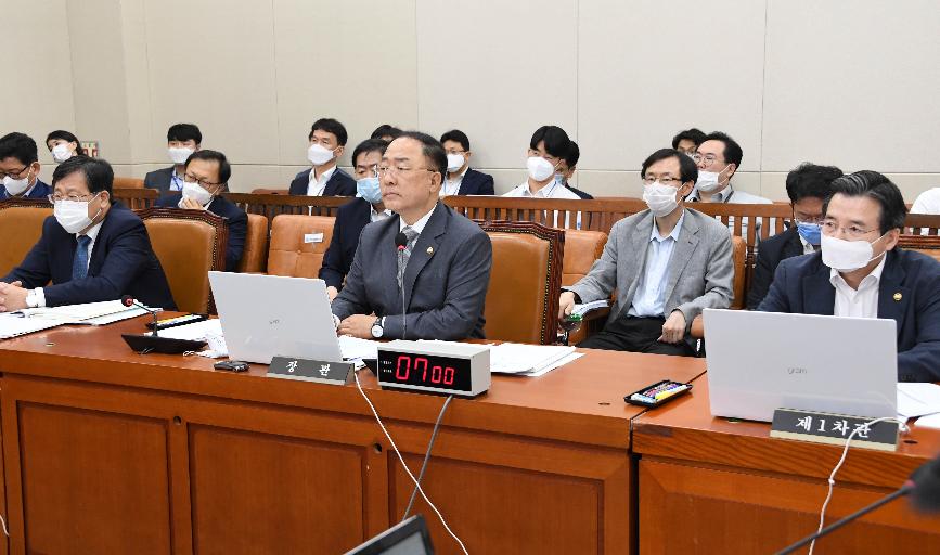 홍남기 부총리, 제2차 기획재정위원회