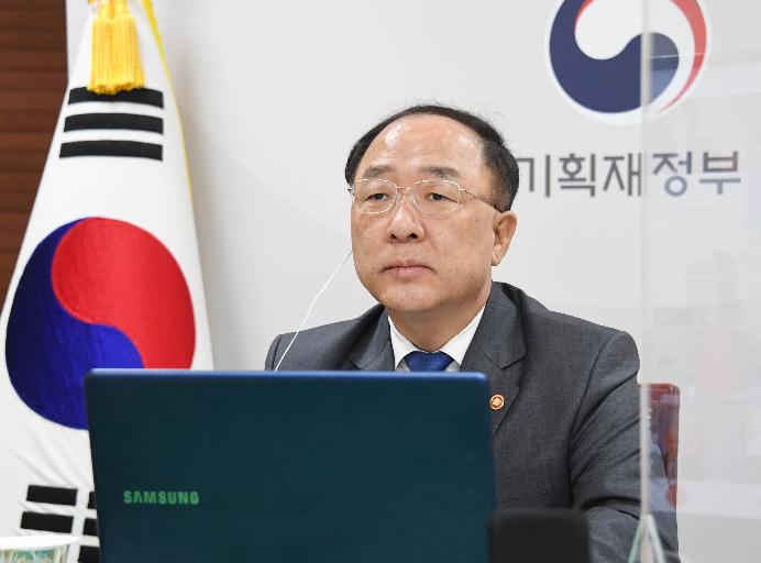 홍남기 부총리, 2021년 제1차 G20 재무장관.중앙은행총재회의 참석
