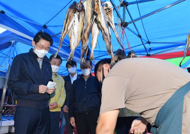 이억원 차관, 추석 성수품 수급 점검·민생 현장방문