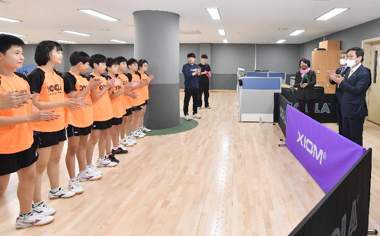 안도걸 차관, 그린스마트스쿨 현장방문 및 미래교육 간담회