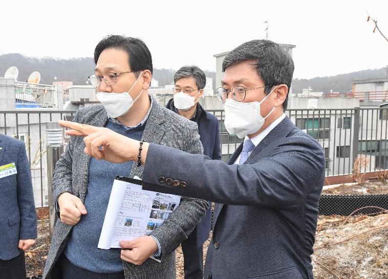 안도걸 차관, 도봉 고령자 사회주택 해심당 현장방문
