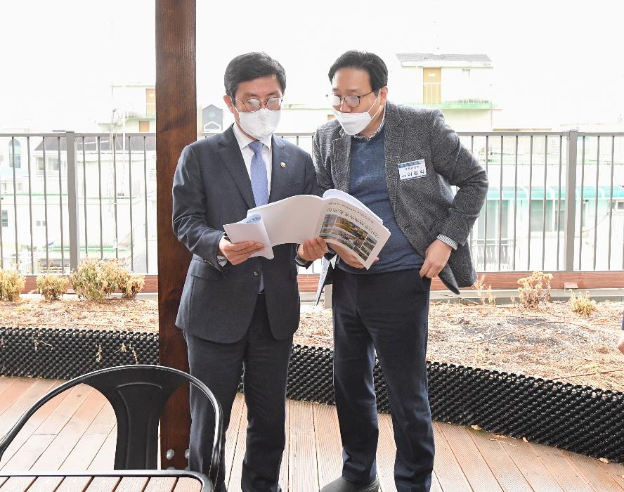 안도걸 차관, 도봉 고령자 사회주택 해심당 현장방문