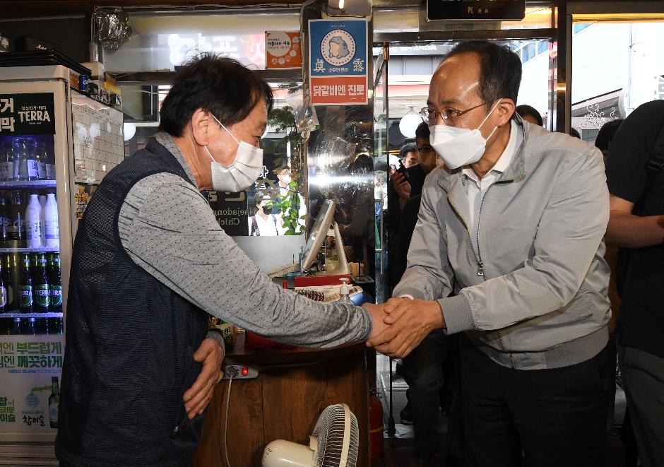 추경호 부총리, 소상공인 현장방문 및 간담회