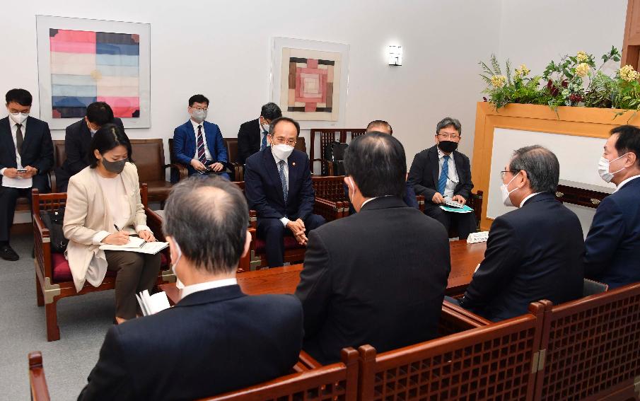 추경호 부총리, 일본 경제단체연합회 대표단 면담