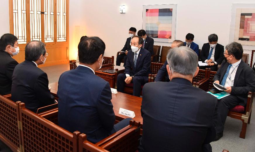 추경호 부총리, 일본 경제단체연합회 대표단 면담