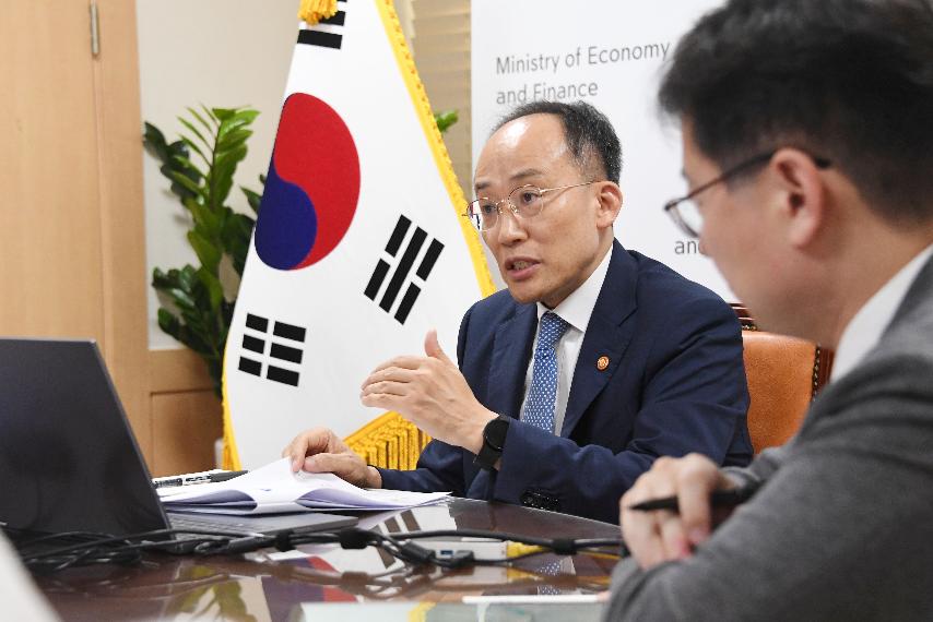 추경호 부총리, IMF 연례협의 대표단 면담