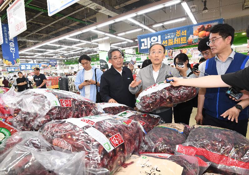 추경호 부총리, 추석 물가민생안정대책 현장방문 및 간담회