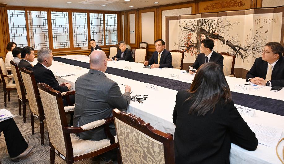 최상목 부총리, 주한미국상공회의소(AMCHAM) 대표단 면담