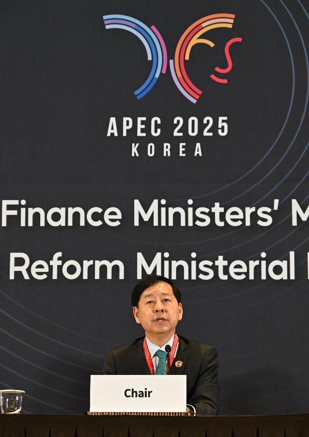 구윤철 부총리, APEC 재무·구조개혁장관회의 합동 기자회견