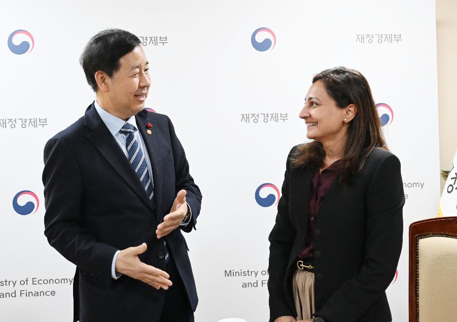 구윤철 부총리, 국제신용평가사 무디스(Moody's) 연례협의단 예방 면담