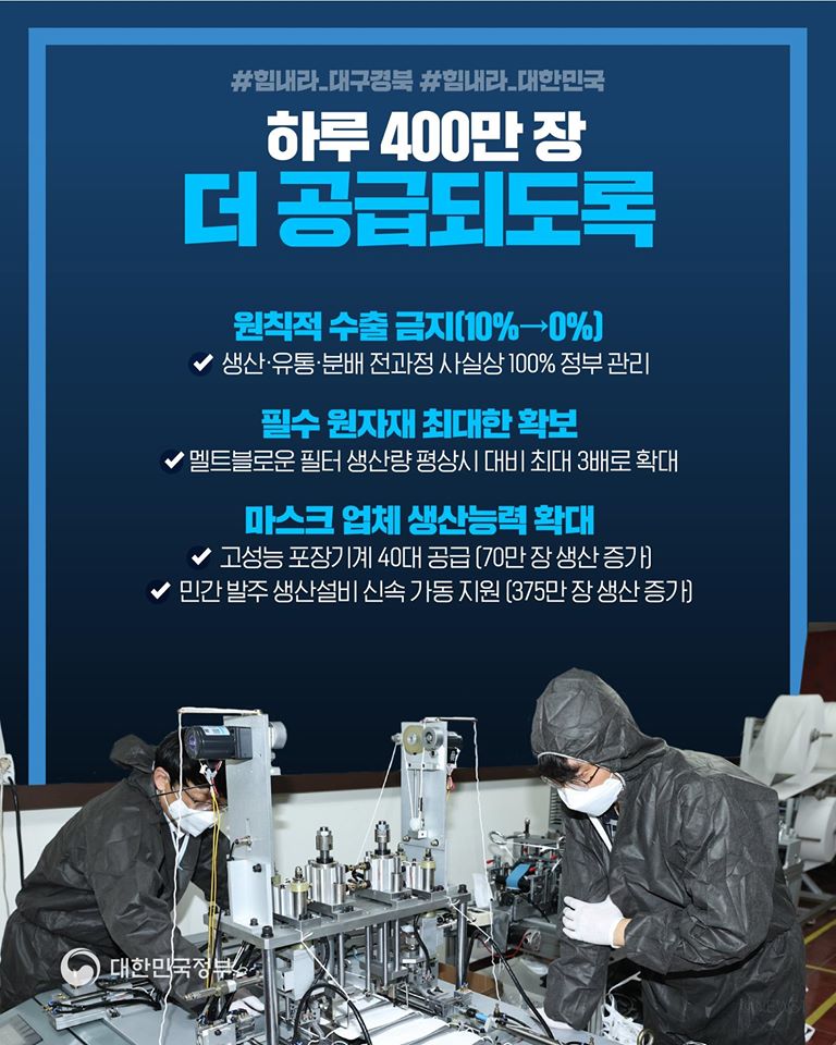 하루 400만 장 더 공급되도록 1}