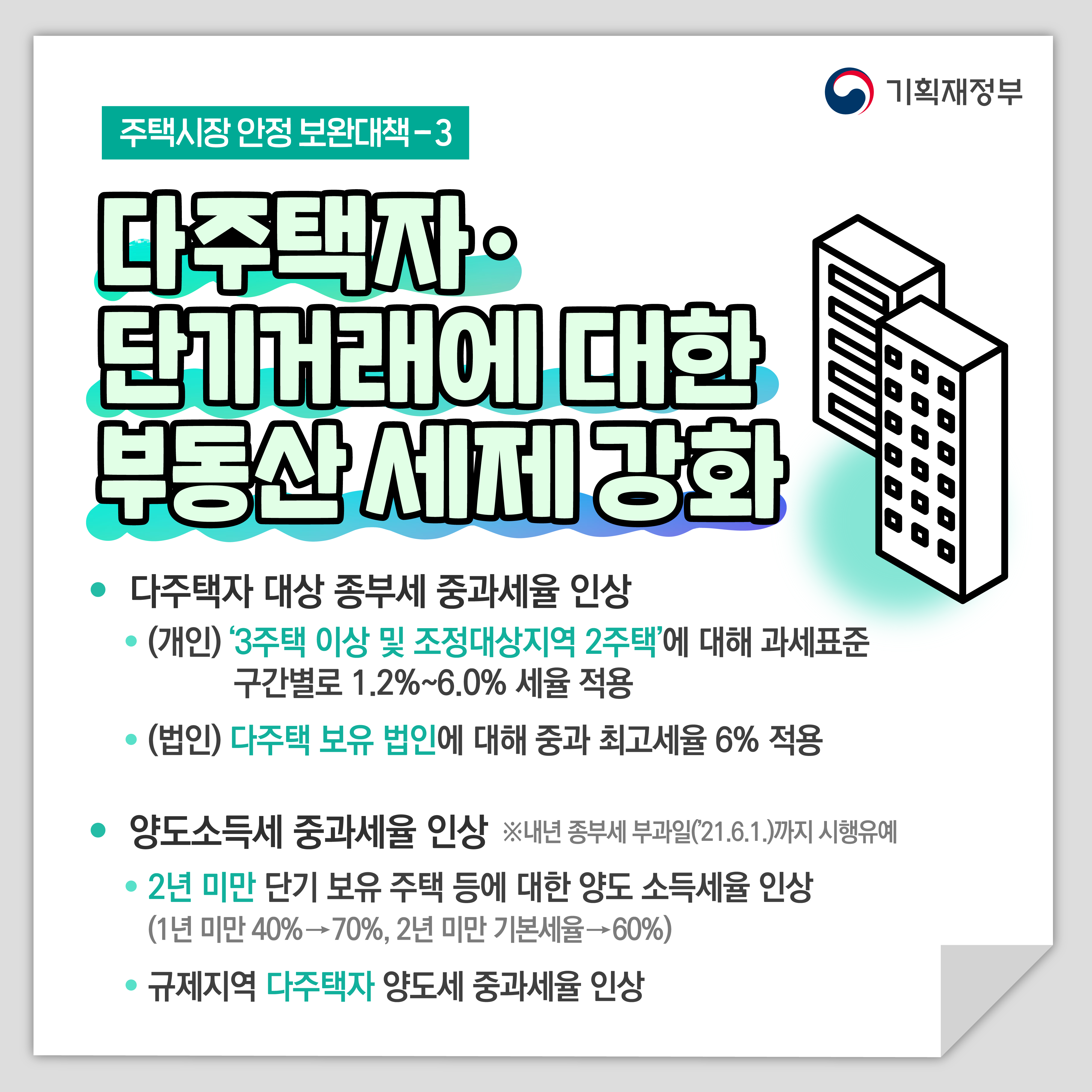 주택시장 안정 보완대책 4}