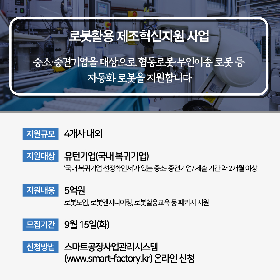 [한국판 디지털 뉴딜] 유턴기업 스마트화 총 100억 원 지원 3}