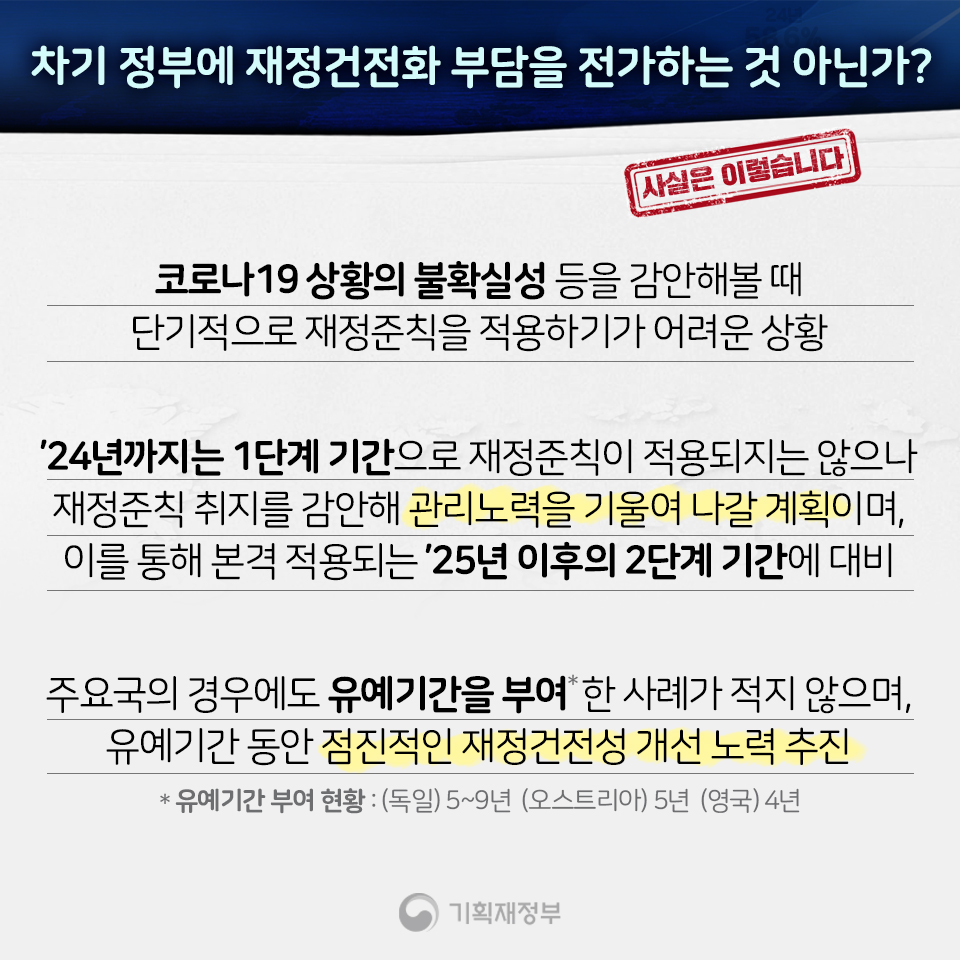 [사실은 이렇습니다] 재정준칙 도입방안 6}