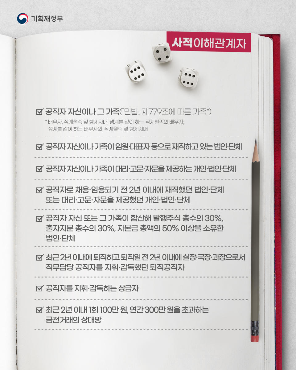 공직자의 이해충돌 방지법 3}