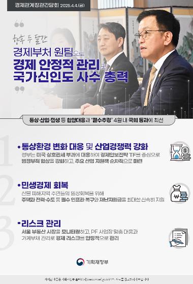 경제관계장관간담회 개최
