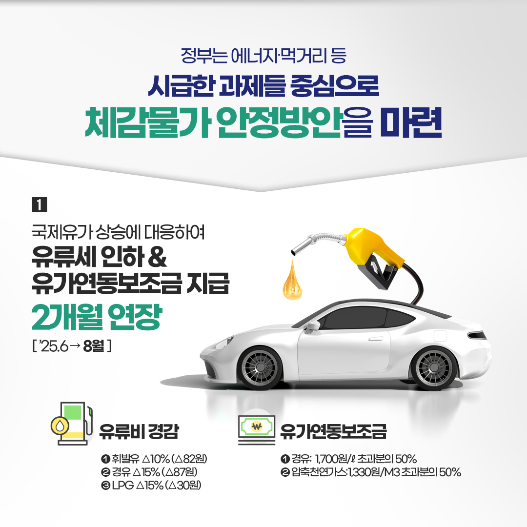 소비자물가 동향 및 대응방안 2}