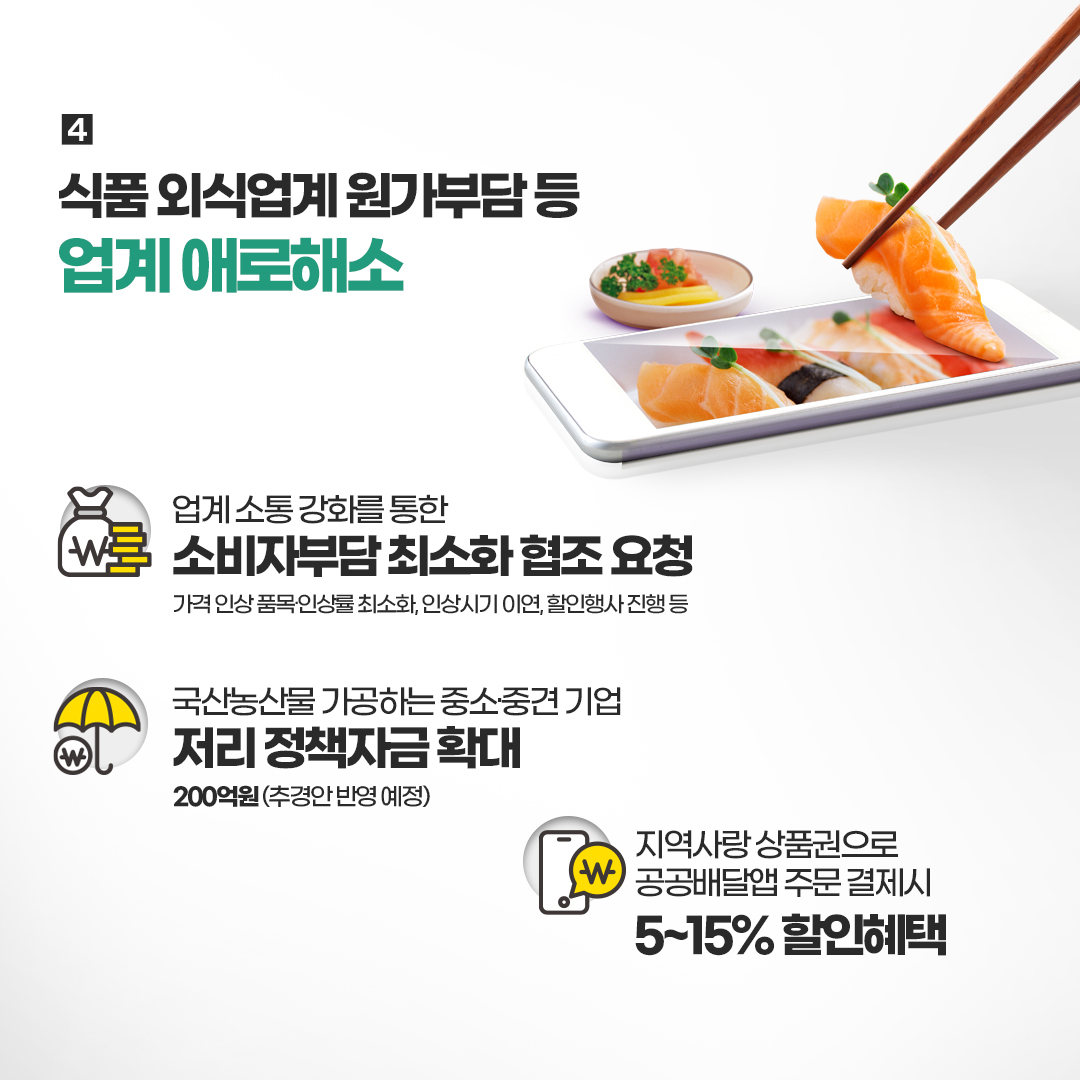 소비자물가 동향 및 대응방안 5}