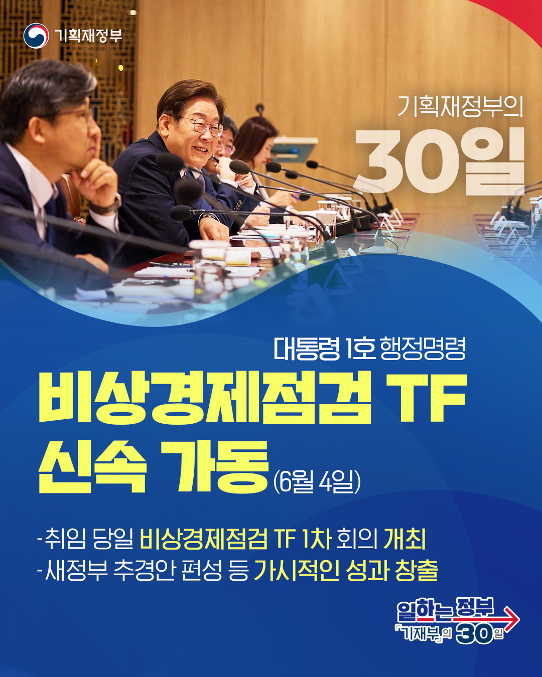 기획재정부의 30일-비상경제점검 TF 신속 가동 1}