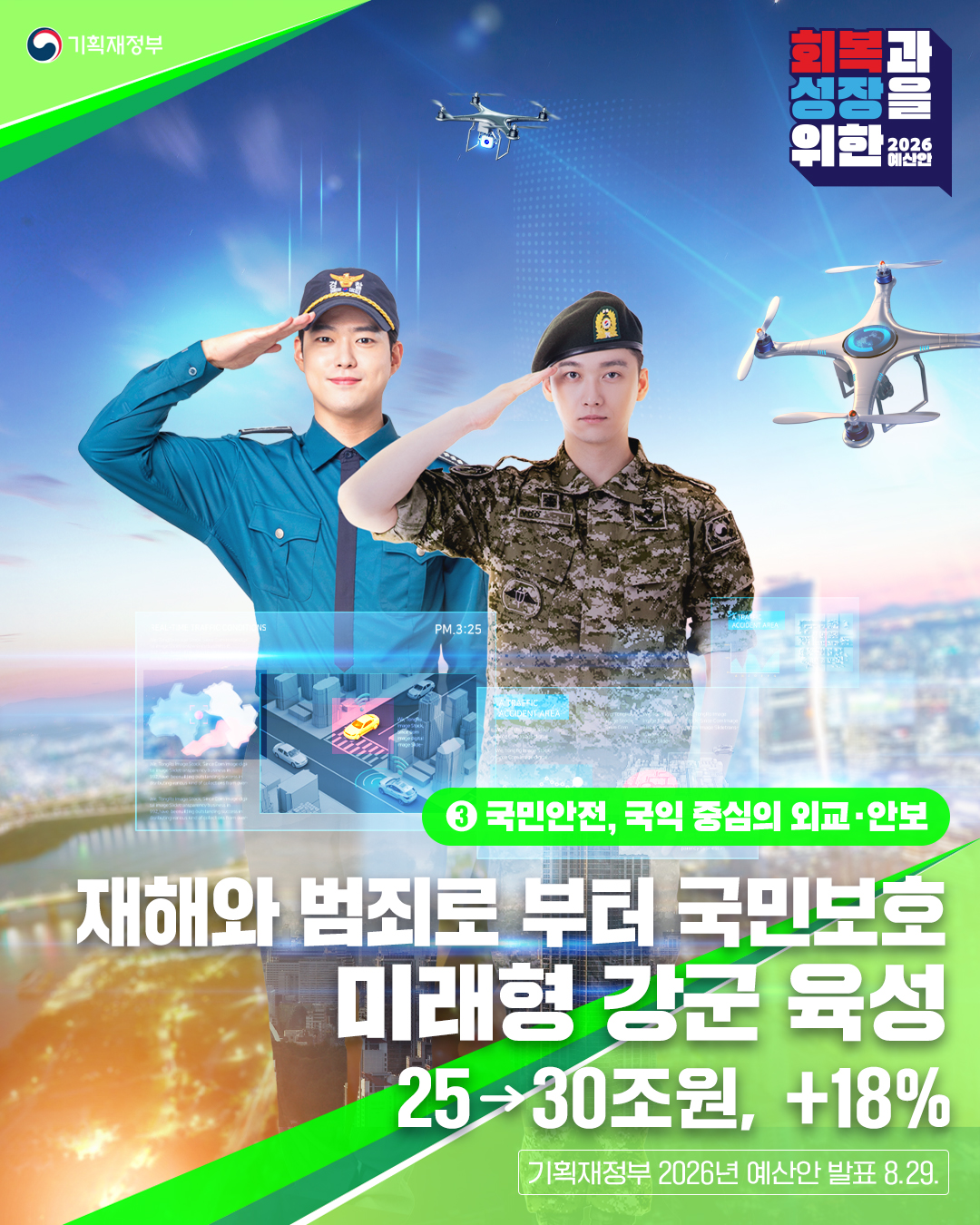 회복과 성장을 위한 2026 예산안 ③ 국민안전, 국익 중심의 외교·안보 1}