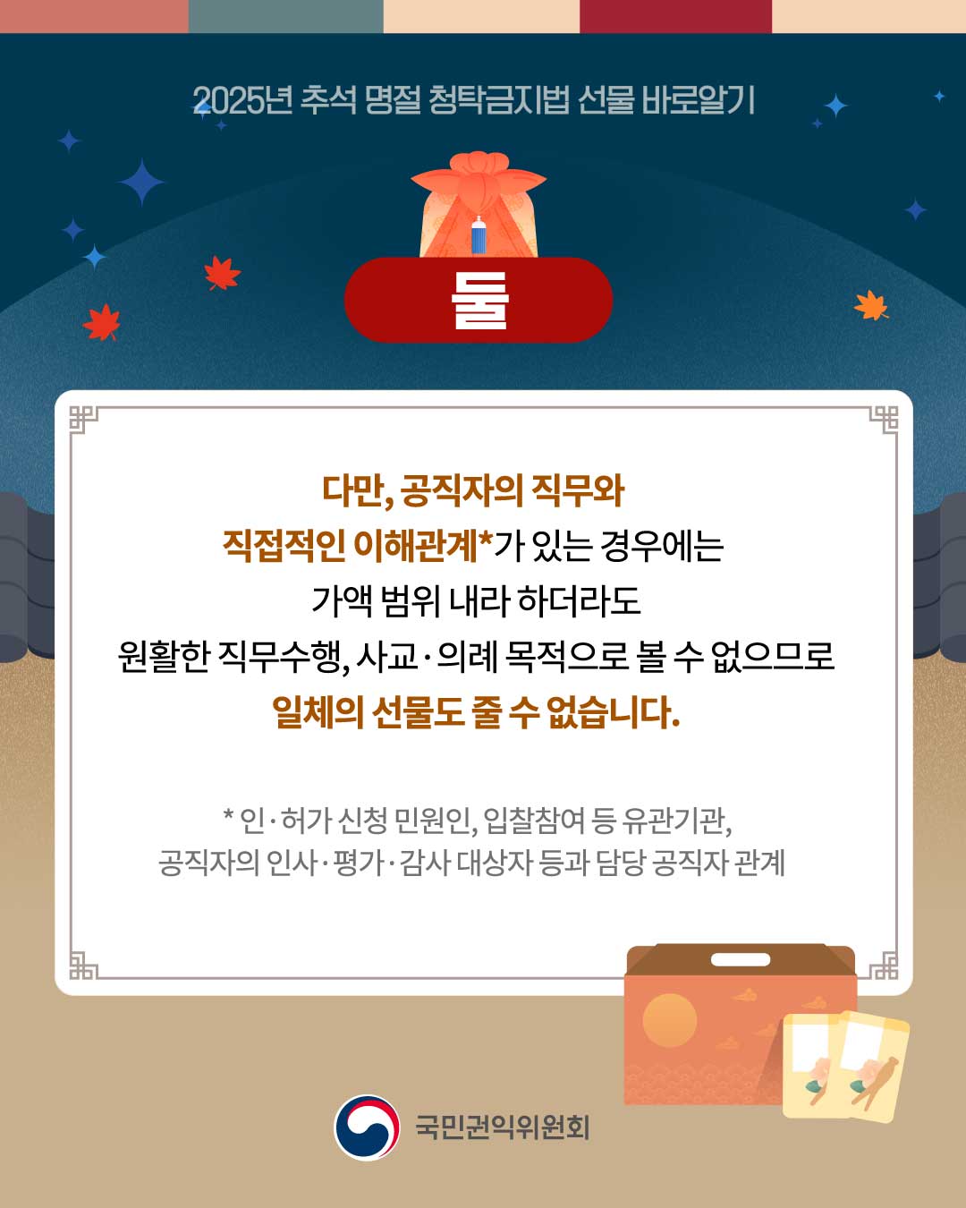 2025년 추석 명절 청탁금지법 선물 바로알기 3}