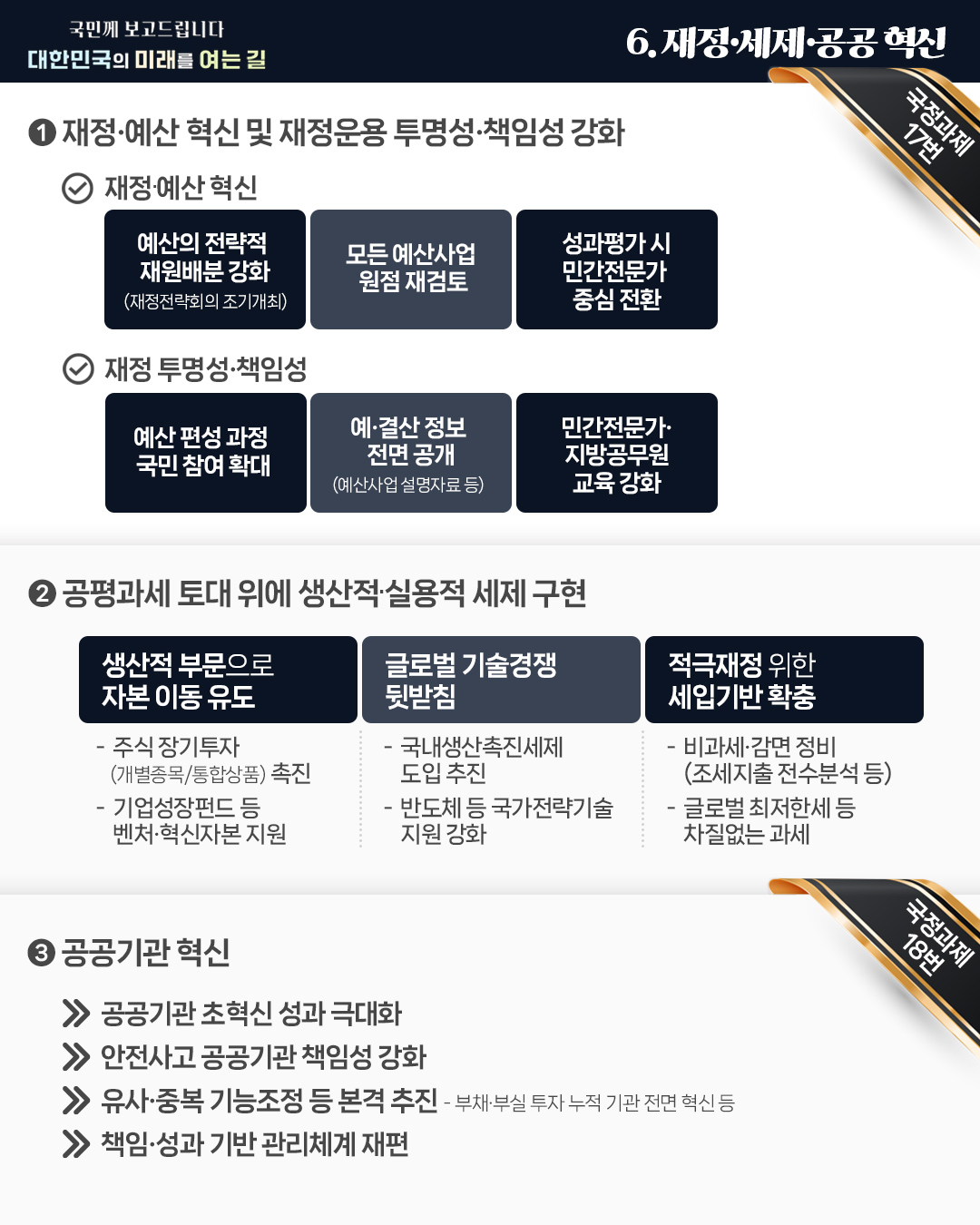 국민께 보고드립니다. 대한민국의 미래를 여는길 - 기획재정부 업무보고 8}